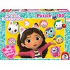 Schmidt Spiele 56475 Glitter Puzzle, Gabbby and Her Friends, 100