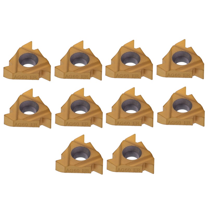 10Pcs/set CNC Carbide Tips Inserts Blade Cutter Lathe Turning Tool