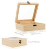 Wooden Box,Extral Large Unfinished Pine Wood Boxes Wooden Storage Box,Rectangle