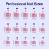 Misssix Uñas Postizas de Gel para Dedos de Los Pies,