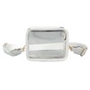 Clear Shoulder Bag PVC Zippered Waterproof Stadium Approved Purse for
