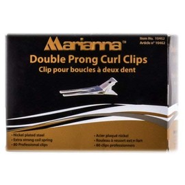 Marianna Superior Hair Curl Clips Double Prong 80-ct.