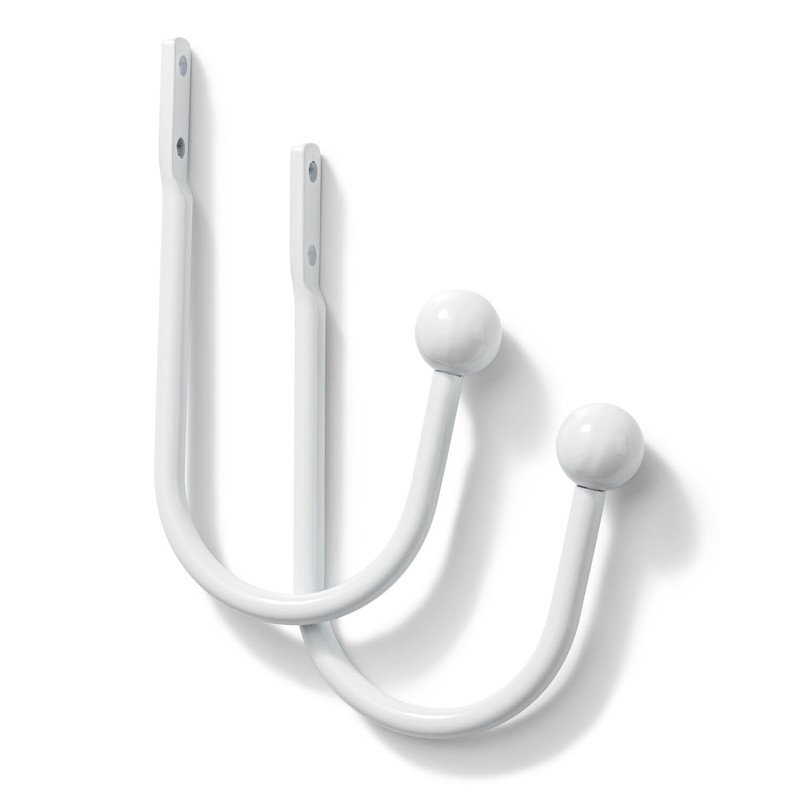 Curtain Holdback, 2 Pcs Wall Mounted Drapery Tiebacks with Screws,