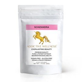 Addictive Wellness Schizandra Berry Extract Powder - Pure & Potent (50 Grams)