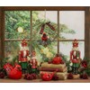Boston International Christmas Winter Holiday Décor Front Door/Wall Wreath, 11-Inches,