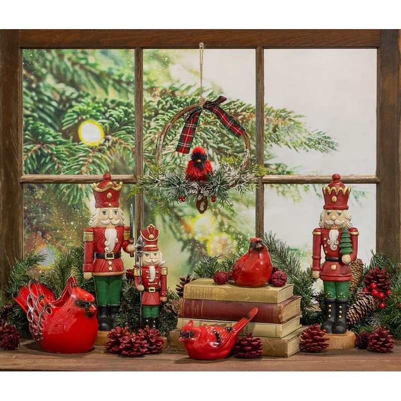 Boston International Christmas Winter Holiday Décor Front Door/Wall Wreath, 11-Inches,
