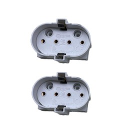 EZ-FIT 2PCS 2G11 4-Pin CFL/LED Socket Base Holder - CE RoHS