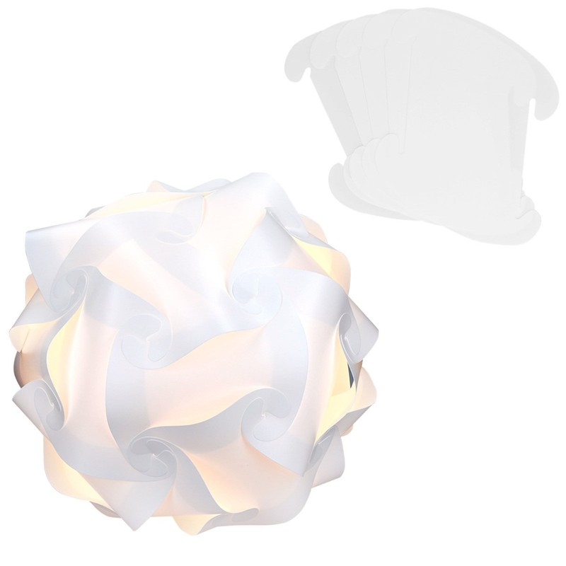 kwmobile DIY Puzzle Lamp Shade - Modern IQ Jigsaw Light