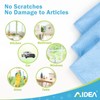 AIDEA Microfibre Cloths Pack of 50 Lint-Free Reusable Microfibre Cloths
