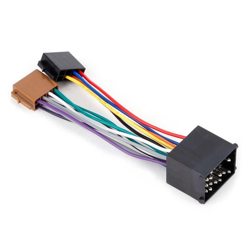 Car Radio Adapter Stereo Harness Cable ISO Plug Fits for