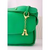 GAOKOXI Gold Bubble Initial Keychain Charm for Women Chunky Bag