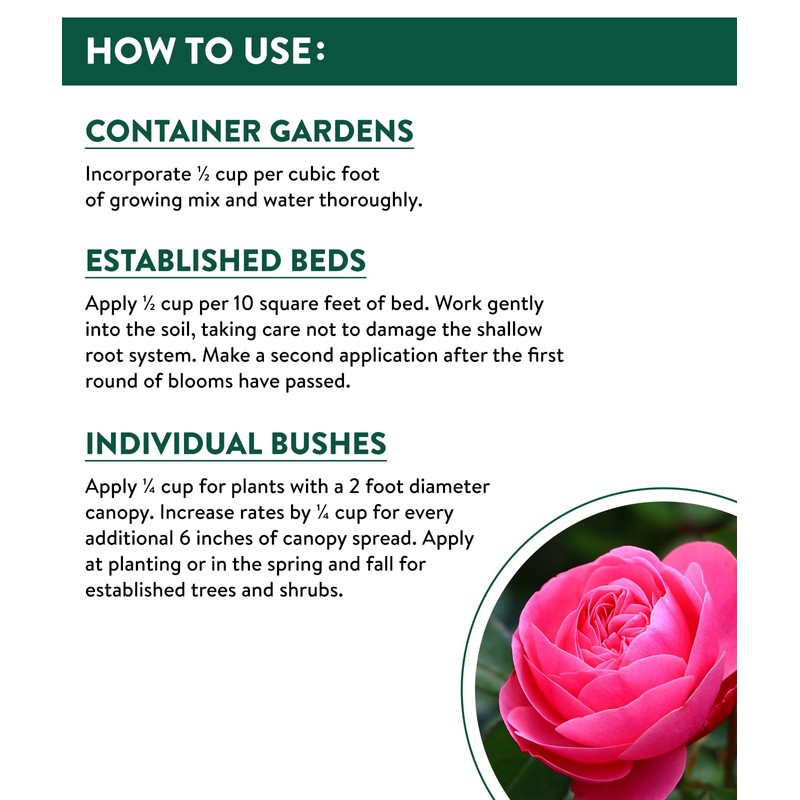 Burpee Organic Bloom Granular All-Natural Food for Roses and Flower
