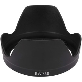 NinoLite EW-78E, EF-S15-85mm F3.5-5.6 IS USM Compatible Lens Hood, Allows You To Install Filters And Lens Caps When Attached In Reverse Hood Black