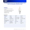 Feit Electric CA10 LED Candle Bulb Flame Tip, 40W Equivalent,