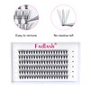 FADLASH Lash Clusters Extensions 10D Individual Cluster Lashes Black DIY