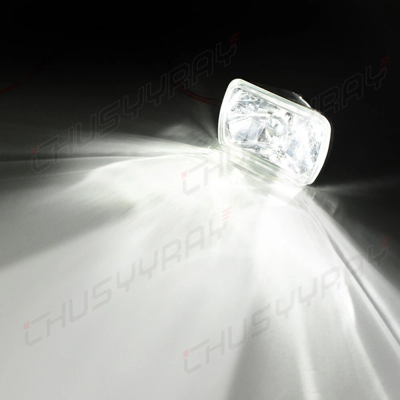 CHUSYYRAY Pair 7x6 5x7 inch LED Headlights Hi-Lo beam For