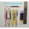 Gel Pen Refill Blue,40 Pack Gel Ink Pen Refills with