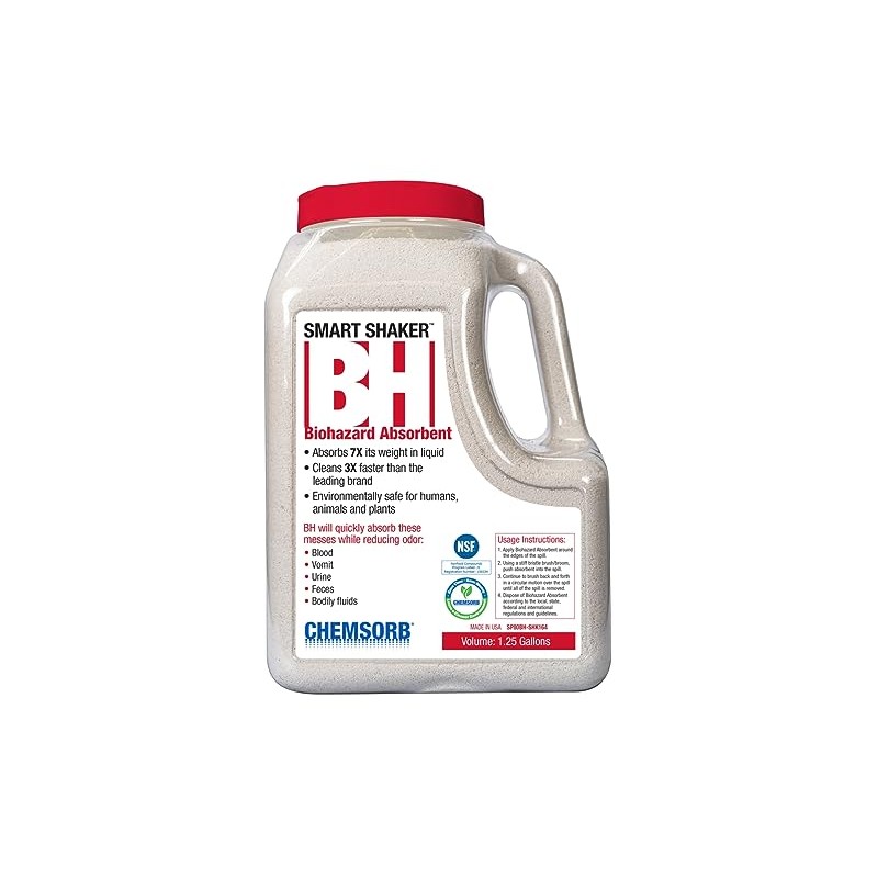 CHEMSORB BH - Biohazard Absorbent - 1.25 Gallon Shaker