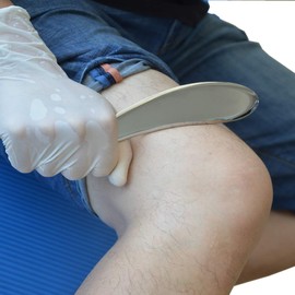 FORQOQO Gua sha tool gua sha massage tool Stainless Steel gua sha Set 3pcs iastm tool myofascial release tools for Soft Tissue Therapy and Reduce Arms,Back, Legs, Neck,Shoulder Muscle Pain(3)