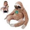 EcoBuddiez - Sloth from Deluxebase. Large 30cm Soft Plush Animals