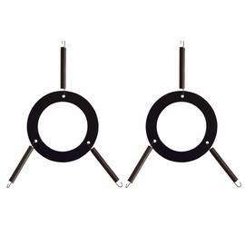 haizusai Mounting Spring Clips for Reptile Habitat Lighting Domes (2 Pack) - Universal Terrarium Lid Clamps, Secure Heat Lamp Dome Lock