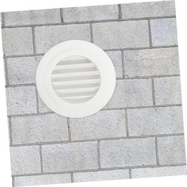 Mipcase Round Air Vent Cover for Air Conditioner Soffit Vent Louver Angle Design for Enhanced Airflow Durable and Easy to Install for Indoor Exhaust Systems