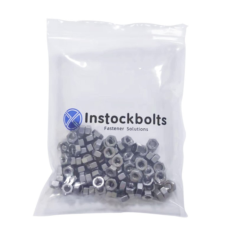 Instockbolts Hex Nuts, M4-0.7 Stainless Steel 304 (18-8) Hex Nut,