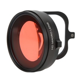Red Filter with 16X Macro Lens, 58mm Action Camera Diving Filter with 16X Macro Close Up Lens, for Hero 9 Sports Camera, Used for Underwater Photography