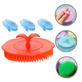 FOMIYES Sets Hair Scalp Massager Brush Head Scrubber for Dandruff Scalp Massage Pcs Random