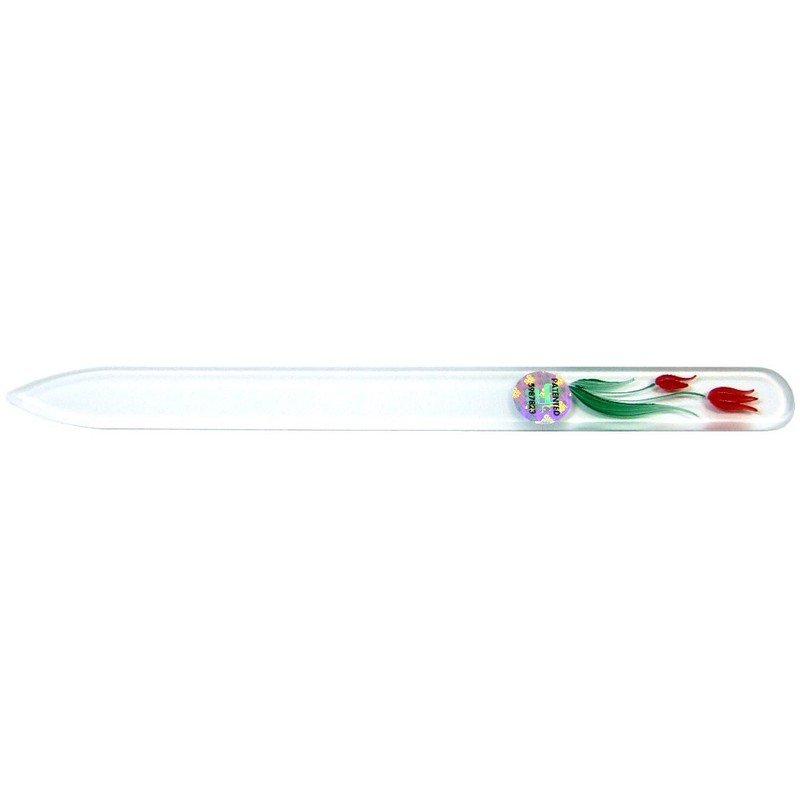 Brajek 82SYP107 Nail File Glass Hand Painted 5.5 inches (14