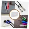 jojofuny Media Wall Connector Speaker Wire Wall Plate with Screws