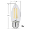 Feit Electric BPETC60/927CA/FIL BPETC60927CAFIL/2/RP Performance led, 3.5"H x 1.7"D, Product