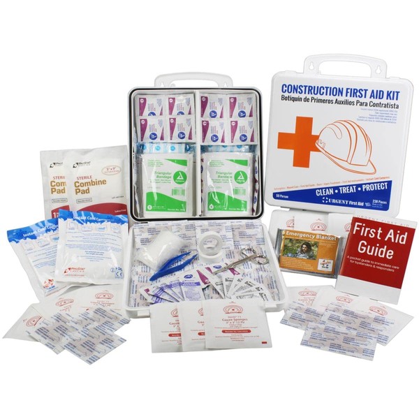 OSHA Contractors First Aid Kit for Job Sites up to