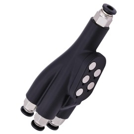 4-in-1 PTFE Adapter for X1/P1 Series, 3D Printer Magnetic Base Filament Feed Teflon Tube 4 in 1 Connector for Bambu Lab AMS, X1C, P1P1 P1S 3D Printers