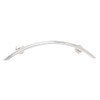 30" Designer Crescent Curved Bathroom Shower Grab Bar, Satin Finish