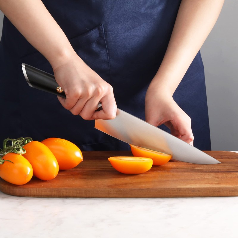 Cangshan ELBERT Series German Steel Forged Chef's Knives (Black, 8-Inch)