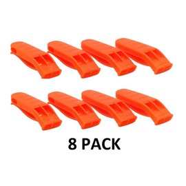 Online Services (8 pack) Safety Keychain Marine Whistle Boating Camping Hiking Emergency Survival Rescue