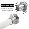 Moicstiy 4Pcs 3/4 Inch Dia Closet Rod Flange Holder Stainless