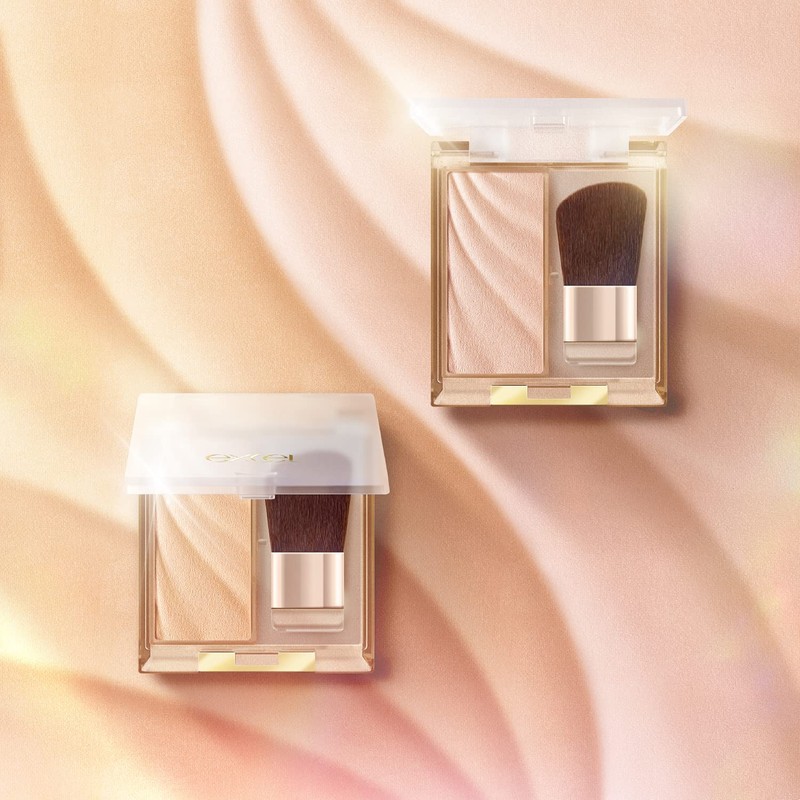 Excel Draped Shimmer Glow DS01 (Pink Glow) Face Powder Highlight