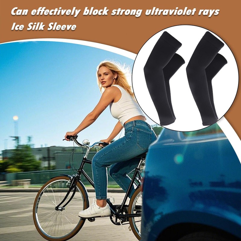 Cooling Arm Sleeves | Breathable Men Cooling Forearm Protectors,Skin-Friendly Lightweight