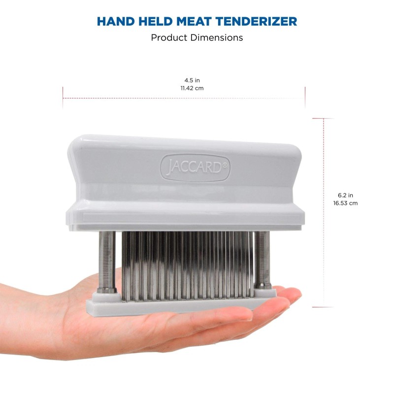 Jaccard 200348, 48 Blade Durable Meat Tenderizer with Stainless Steel