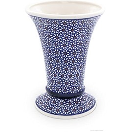 Original Bunzlauer Keramik Blumenvase groß "Valentina" H=19,5cm, Dekor 120