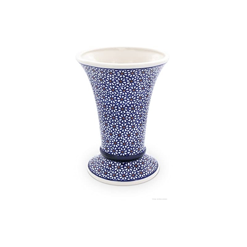 Original Bunzlauer Keramik Blumenvase groß "Valentina" H=19,5cm, Dekor 120