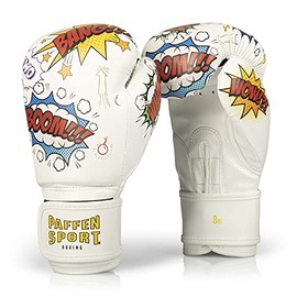 Kids Comic Boxing Gloves Unzen: 6 Colour: White