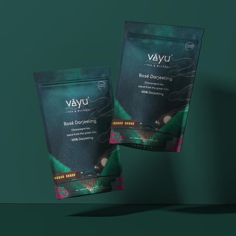 Vayu Tea & Blends - Rose Darjeeling | Green Tea