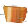 Skater KBC4 Pouch-Shaped Lunch Bag, Cold Insulation, Zipper Type, Wood