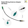 Radio Wiring Harness with Antenna Adapter Compatible with Chrysler 2015-2020/Dodge