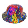 36 Sombrero Bombin Neon Plastico Fiesta Boda Evento Batucada Color