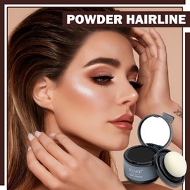 Root Cover Up Hair Topper Powder for Concealing Hair Loss, Thinning Hair, and Bald Spots - Long-Lasting, Natural-Looking Color for Hairline Shadows, Beard Lines, and More