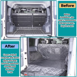 Hudiriy Back Row Dog Seat Covers Compatible with Ineos Grenadier 2020-2025, Water Repellant, Anti Shock, Non-Slip, Cover Trunk Mat, Dog Accessories, Pet Car Seat Protector (Black)